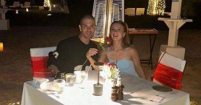 Max George and Maisie Smith spark engagement rumours after candlelit beach dinner for Valentine's Day - www.ok.co.uk - Dubai