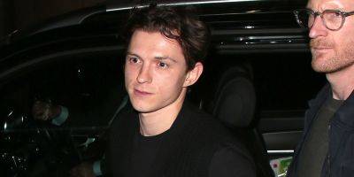 Tom Holland Supports Zendaya at 'Dune: Part Two' Premiere Party Following Breakup Rumors - www.justjared.com - London