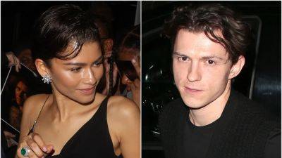 Zendaya and Tom Holland Put Breakup Rumors to Bed With Some Sweet PDA - www.glamour.com - London