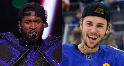 Usher Explains Why Justin Bieber Turned Down Offer to Join Him for Super Bowl Halftime Show - www.justjared.com