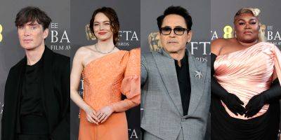 Cillian Murphy, Emma Stone, Robert Downey Jr., & Da'Vine Joy Randolph Win Top Acting Awards at BAFTAs 2024 - www.justjared.com - county Hall
