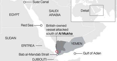 UK-registered cargo ship attacked by Houthi rebels 'at risk of sinking' - www.manchestereveningnews.co.uk - Britain - USA - Iran - county Gulf - Israel - city Richmond - Belize - Yemen
