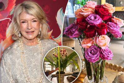Single Martha Stewart, 82, receives roses from 3 different men in 1 day: ‘Gorgeous’ - nypost.com - county Andrew - county Stewart