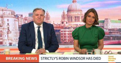 GMB's Susanna Reid in tears as she announces death of 'extraordinary' Strictly star - www.ok.co.uk - Britain