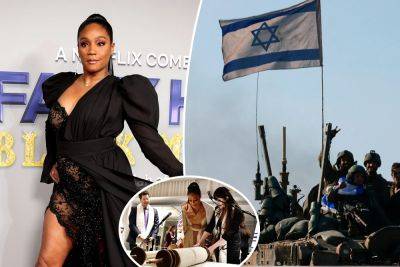 Tiffany Haddish angers fans with business class trip to Israel to ‘find a man’ and see war with her ‘own eyes’ - nypost.com - USA - city Jerusalem - Israel - Palestine - city Tel Aviv