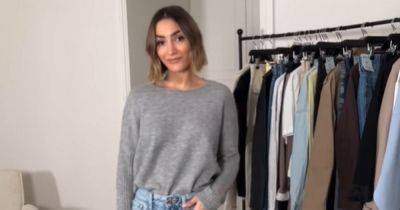 Frankie Bridge stuns in £38 River Island denim jeans she has called a 'go-to pair' - www.dailyrecord.co.uk - Britain