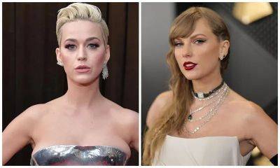 Katy Perry reunites with Taylor Swift and dances along to ‘Bad Blood’ - us.hola.com - Australia - Taylor - city Perry