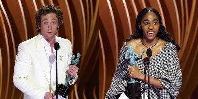 Jeremy Allen White, Ayo Edebiri, & 'The Bear' Cast Sweep the Comedy Categories at SAG Awards 2024! - www.justjared.com - county Hall - Los Angeles, county Hall - county Ellis