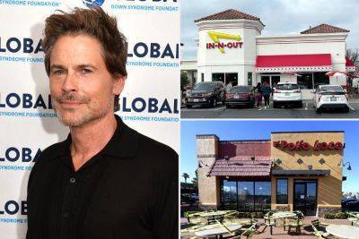 Rob Lowe stays fit at 59 with regular visits to these California fast-food faves — here’s what he always orders - nypost.com - Hollywood - California - Greece