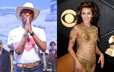 Pharrell says a collaboration with Miley Cyrus is ‘coming soon’ - www.nme.com - Paris