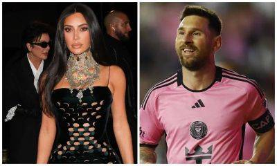 Kim Kardashian’s son Saint West walks Messi out on the soccer field - us.hola.com - Paris