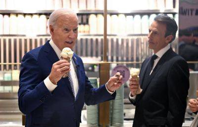 Seth Meyers Dissects Joe Biden’s Ice Cream Moment - deadline.com