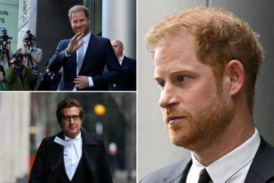 Prince Harry to be paid more than $500K by British newspaper publisher in phone hacking case settlement - nypost.com - Britain - USA - California