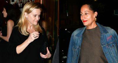 Reese Witherspoon & Tracee Ellis Ross Meet Up for Dinner in Beverly Hills - www.justjared.com - Italy - Beverly Hills