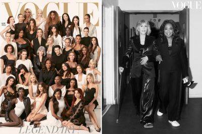 How many can you name? A whopping 40 A-list celebs grace Vogue’s March issue cover - nypost.com - Britain