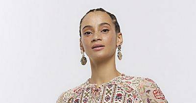River island's 'boho-inspired' floral dress is floaty enough to hide 'lumps and bumps' for spring and summer wedding guests - www.manchestereveningnews.co.uk