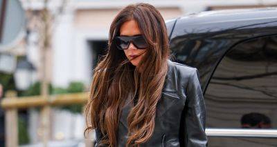 Victoria Beckham Steps Out on Crutches in Paris Following Foot Injury - www.justjared.com - France