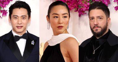 Greta Lee, Teo Yoo, & John Magaro Bring 'Past Lives' to Oscars 2024 - www.justjared.com - Hollywood