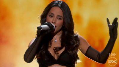 Becky G Performs ‘The Fire Inside’ From ‘Flamin’ Hot’ At 2024 Oscars - deadline.com - city Inglewood
