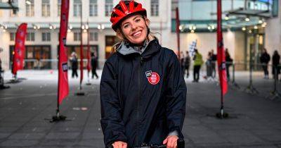 Mollie King kicks off gruelling 500km Red Nose Day cycle - and she’ll be passing Greater Manchester along the way - www.manchestereveningnews.co.uk - London - Manchester