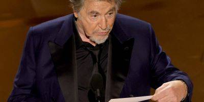 Al Pacino's Best Picture Moment at Oscars 2024 Explained By Source - www.justjared.com
