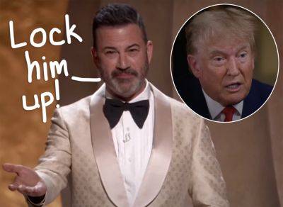 Jimmy Kimmel RIPS Into Donald Trump After Disgraced Former President Calls Host Out During Oscars! - perezhilton.com - USA