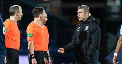 Raging Nick Montgomery unloads at Hibs ref for missing something 'everyone could see' - www.dailyrecord.co.uk - county Ross
