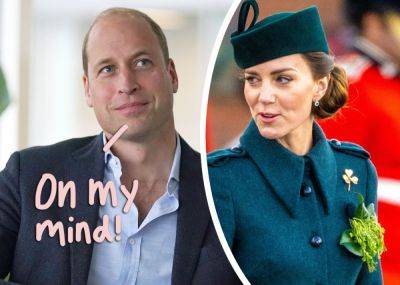 Prince William Casually Shouts Out Princess Catherine Amid Conspiracy Theories -- WATCH! - perezhilton.com - London