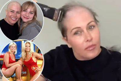 ‘Baywatch’ alum Nicole Eggert, 52, shaves head as she fights ‘horrifying’ breast cancer - nypost.com - county Charles