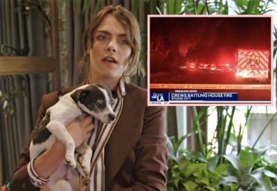 Cara Delevingne's $7 Million Mansion DESTROYED In Massive Fire! - perezhilton.com - London - Los Angeles - city Studio