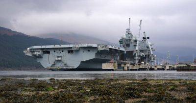 Ten sailors on HMS Queen Elizabeth injured after fire breaks out with 100 beds destroyed - www.dailyrecord.co.uk - Britain - Scotland