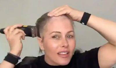 Nicole Eggert Shares Video Shaving Her Head Following Breast Cancer Diagnosis - deadline.com - USA - county Charles