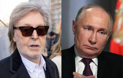 Paul McCartney asked Vladimir Putin to release Greenpeace prisoners by quoting him Beatles lyrics - www.nme.com - Britain - Russia - city Moscow