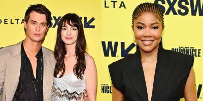 Emotional Anne Hathaway & Nicholas Galitzine Get Support From Producer Gabrielle Union at 'The Idea of You' SXSW Premiere - www.justjared.com - Texas