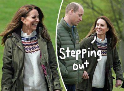 Princess Catherine Supposedly 'Happy' & 'Healthy' With Prince William In Outing -- But NO Photos Taken?!? - perezhilton.com - county Windsor - Charlotte