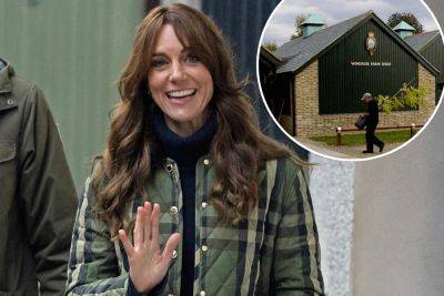Kate Middleton all smiles in first sighting from farm shop outing that further sparked conspiracy theories - nypost.com - county Windsor