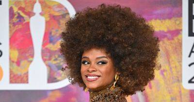 Fleur East cradles baby bump on Brits red carpet as she prepares for birth of first baby - www.ok.co.uk - county Williams - city Layton, county Williams