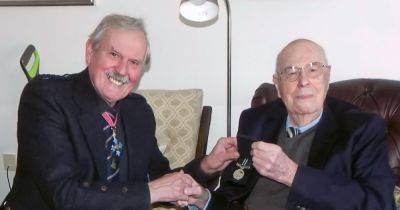 Scots RAF captain aged 103 awarded for wartime service - almost 75 years late - www.dailyrecord.co.uk - Britain - Scotland - Norway - Germany - city Aberdeen - county Cross