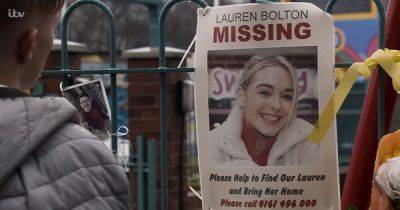 Coronation Street fans say Lauren Bolton's kidnapper 'found' after hint they 'know something' - www.manchestereveningnews.co.uk