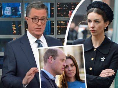 Prince William's Alleged Mistress Rose Hanbury Sends Legal Notice To Stephen Colbert After Affair Jokes! - perezhilton.com - Britain - China