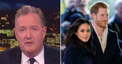 Piers Morgan slams Prince Harry and Meghan Markle as they send love to Kate Middleton - www.dailyrecord.co.uk - Britain