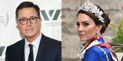Stephen Colbert Expresses Remorse Over Kate Middleton & Prince William Conspiracy Theory Involving Rose Hanbury - www.justjared.com