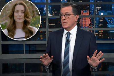 Stephen Colbert addresses Kate Middleton’s cancer ‘tragedy’ after Prince William affair joke - nypost.com - Britain