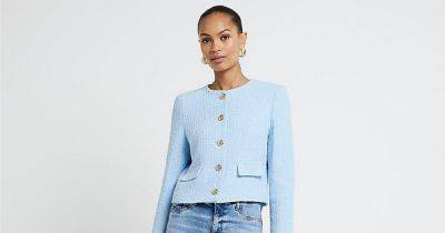 River Island’s £60 Chanel-style boucle jacket now comes in spring's hottest colour - www.ok.co.uk - Britain - France