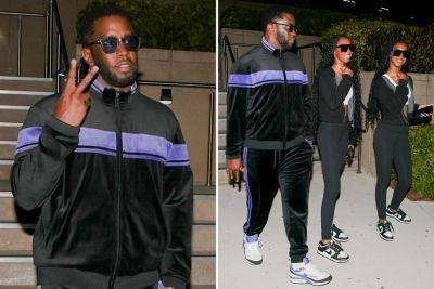Sean ‘Diddy’ Combs flashes peace sign days after bombshell sex trafficking raid - nypost.com - Los Angeles - Miami - Florida