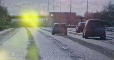 Police stop middle lane hogging driver on M60 before slamming them in brutal post - www.manchestereveningnews.co.uk