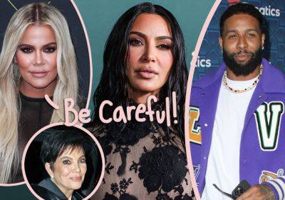 Khloé Kardashian & Kris Jenner Warn Kim About Dating Odell Beckham Jr. After Seeing Major Red Flag: REPORT - perezhilton.com - USA - Las Vegas - city Baltimore