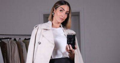 Frankie Bridge looks 'stunning' in Mango trench coat that's perfect for spring - www.ok.co.uk