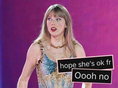 Fans Are SUPER Concerned For Taylor Swift After She Appeared To Be Sick During Singapore Show! - perezhilton.com - Singapore - city Singapore