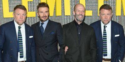 David Beckham & Jason Statham Support Pal Guy Ritchie at UK Premiere of Netflix Series 'The Gentlemen' - www.justjared.com - Britain - county Lane